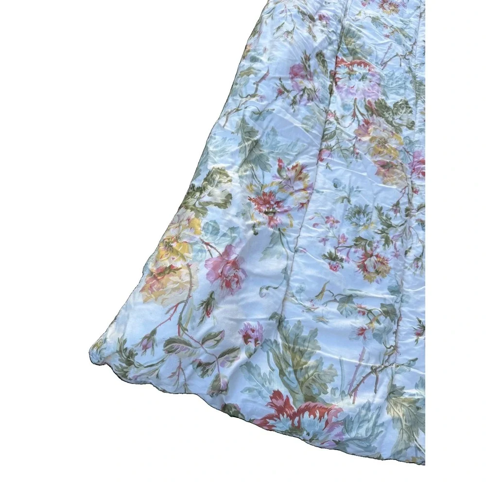 RALPH LAUREN - WENTWORTH FLORAL SATEEN TWIN COMFORTER - VINTAGE PATTERN